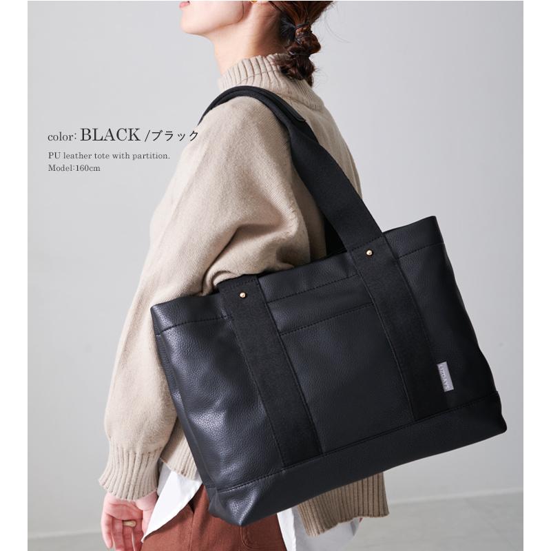 LIZDAYS トートバッグ レディース 大きめ a4 ファスナー付き