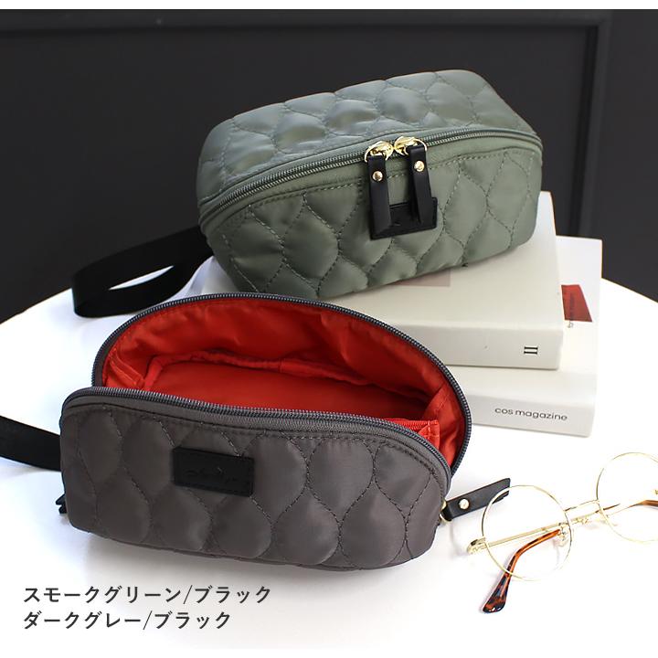 化粧ポーチ 可愛い メイクポーチ コンパクト 自立 仕切り ポケット 小物入れ コスメポーチ 旅行 機能的 収納 LIZDAYS リズデイズ スタイルオンバッグ | LIZDAYS | 15