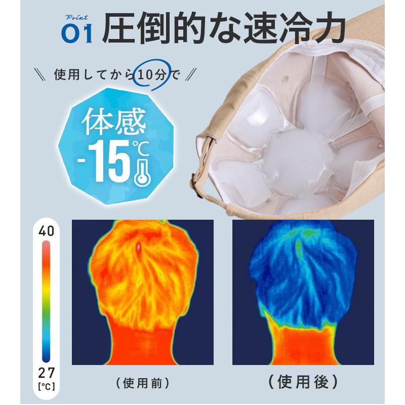 2点で20%offクーポン】帽子 保冷剤 ヘッドクーラー 帽子用 アイス