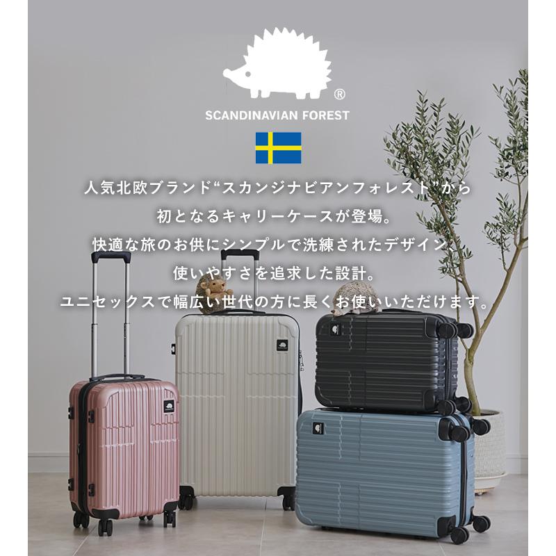 クーポンで10%OFF スーツケース キャリーケース SCANDINAVIAN FOREST M