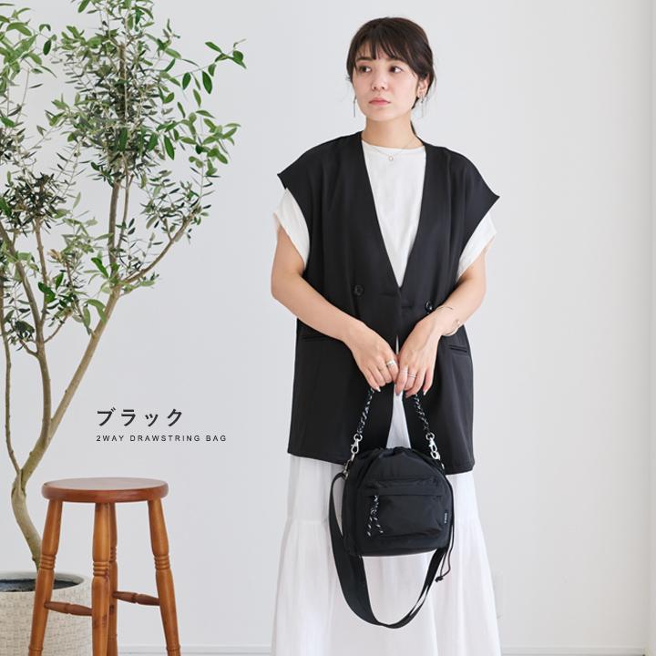 イルビゾンテ 2way ショルダーバッグ 肩掛け 斜め掛け 巾着 レディース イルビゾンテ IL BISONTE 巾着バッグ ショルダーバッグ 2way