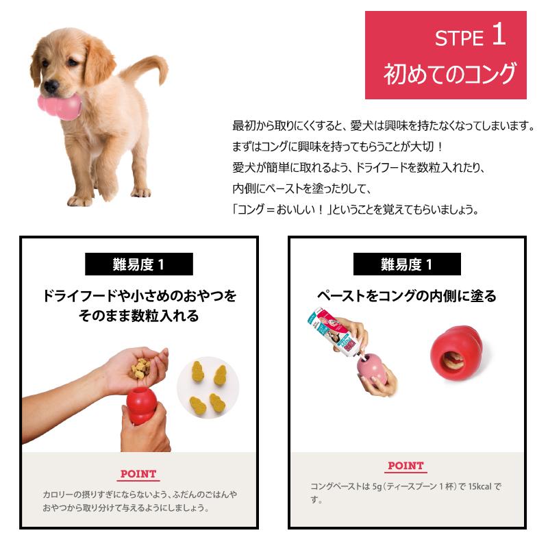 KONG（コング） 愛犬用 しつけ/知育玩具 パピーコング M ブルー 中型犬