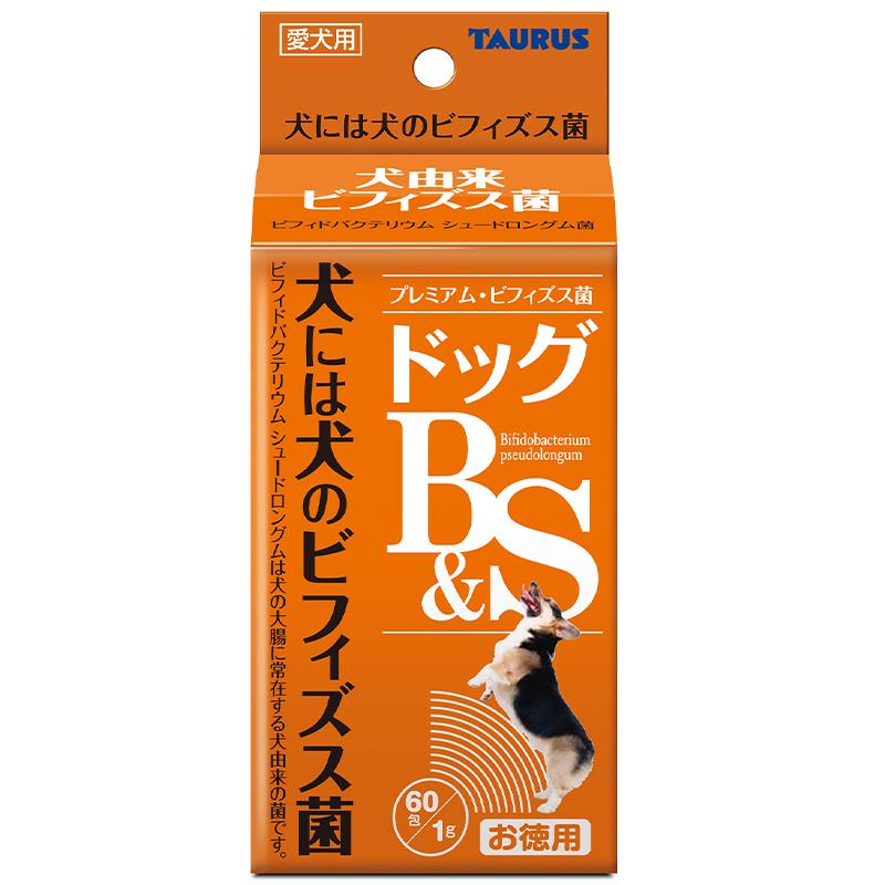 TAURUS（トーラス） 国産 犬由来 ビフィズス菌 ドッグ B&S 60g (1g×60