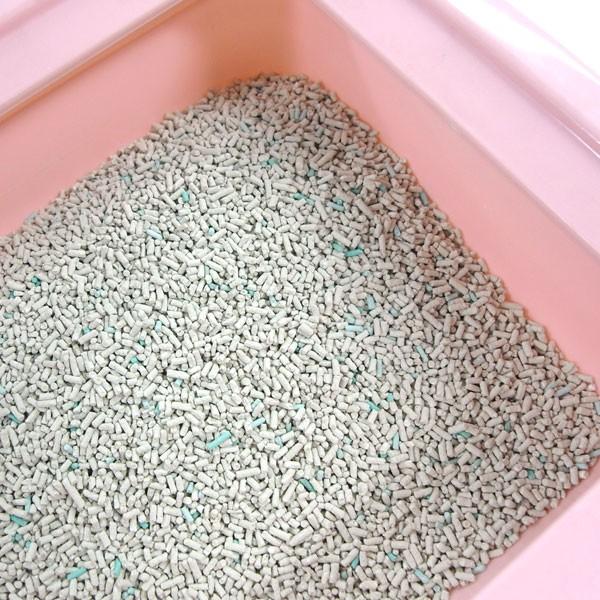 [m出品]ライオンヘッド 小さなポット7個 ニオイをとる砂 カラーチェンジタイプ 5L｜ライオンペット株式会社