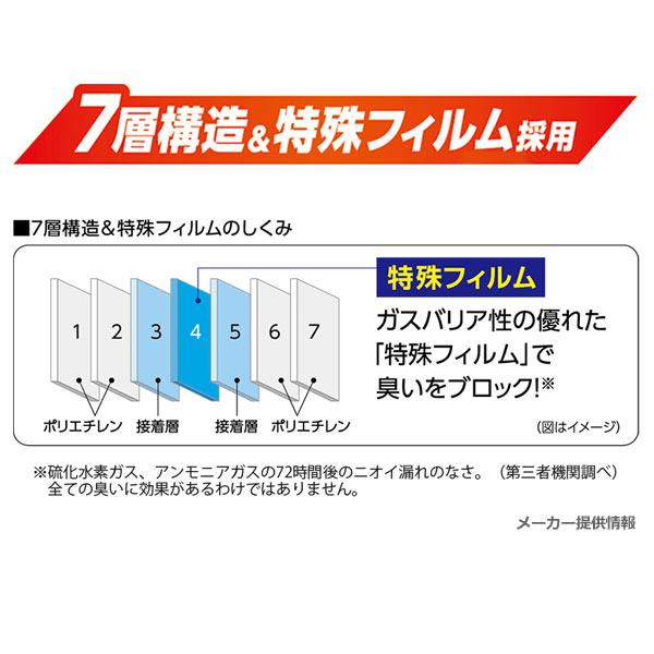 ライオン　ウンチもオシッコも臭わない袋　100枚　20×30cm　猫用　うんち袋　防臭袋　ネコちゃんの排泄物専用　白色　ホワイト　ニオイをとる砂 | LION（ペット） | 02