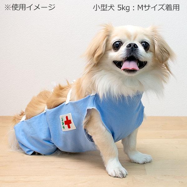 ミュウ＆バァウ メディカルウェア 治療中 S ブルー 超小型犬 猫