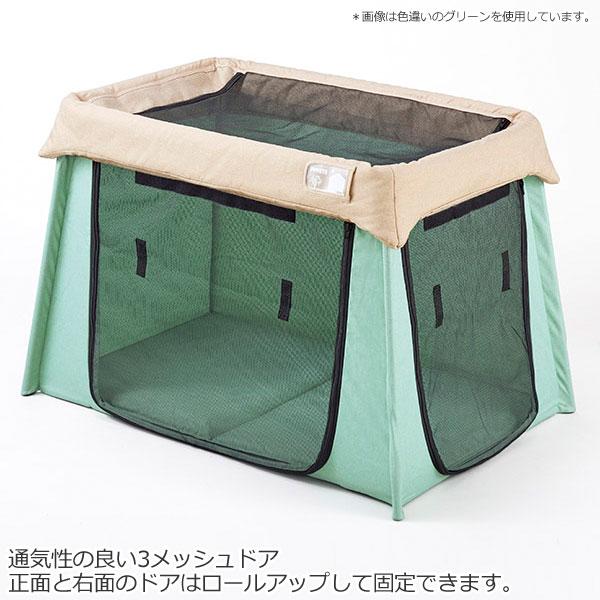 ボンビ　ペットにやさしいソフトサークル　ライトブラウン　幅95cm　犬　猫　ペットサークル　ハウス　シンプル　かわいい　おしゃれ　防災　ボンビアルコン_2