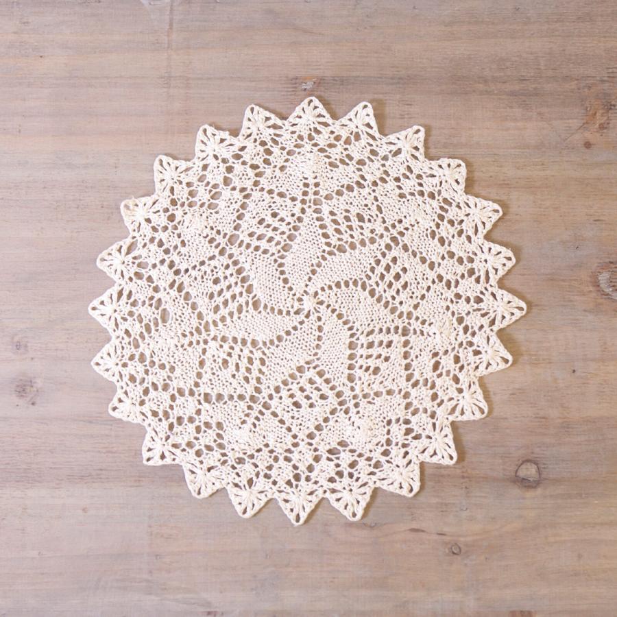 テーブルセンター テーブルマット テーブルクロス コットンレース