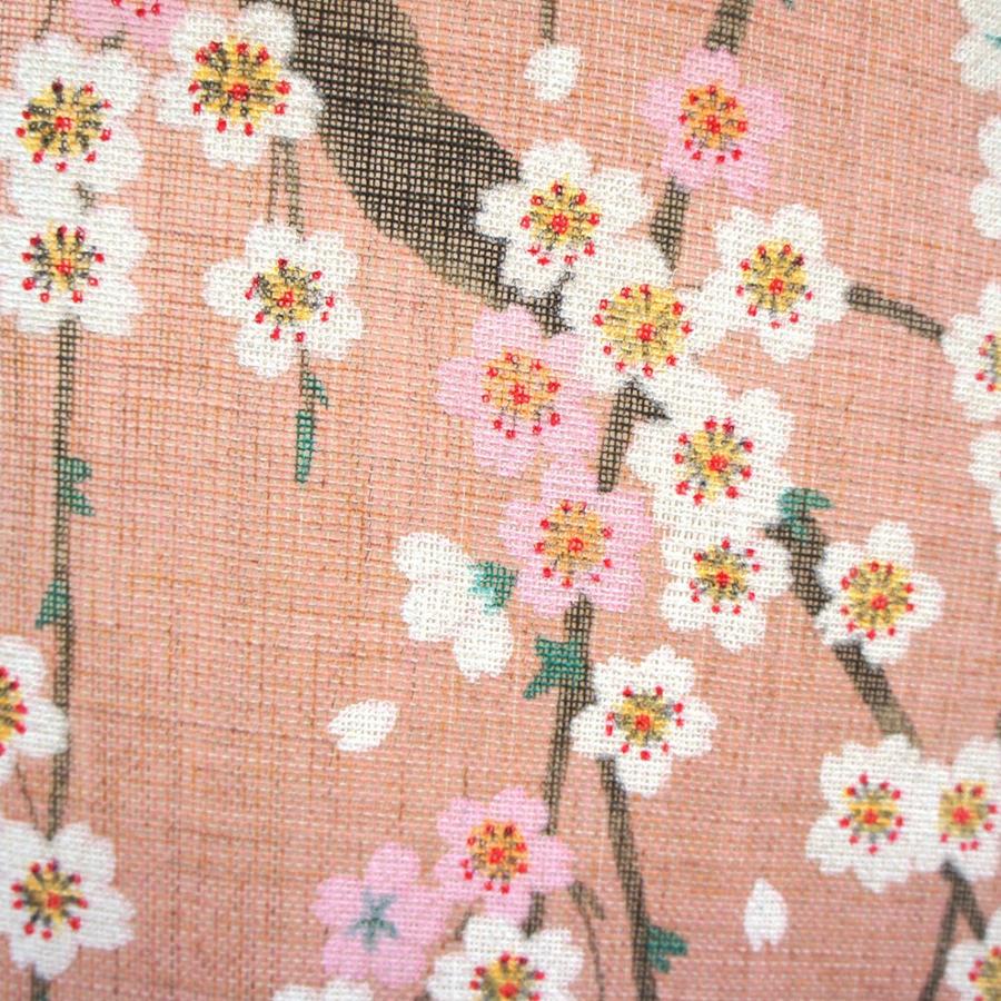 のれん　間仕切り　暖簾　目隠し　85X150cm　グラデーションしだれ桜　日本製　送料無料 |  | 04
