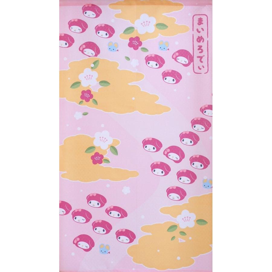 のれん 間仕切り 暖簾 目隠し 85x150cm サンリオ おまんじゅう マイメロディ 日本製 送料無料 Styletown 通販 Yahoo ショッピング