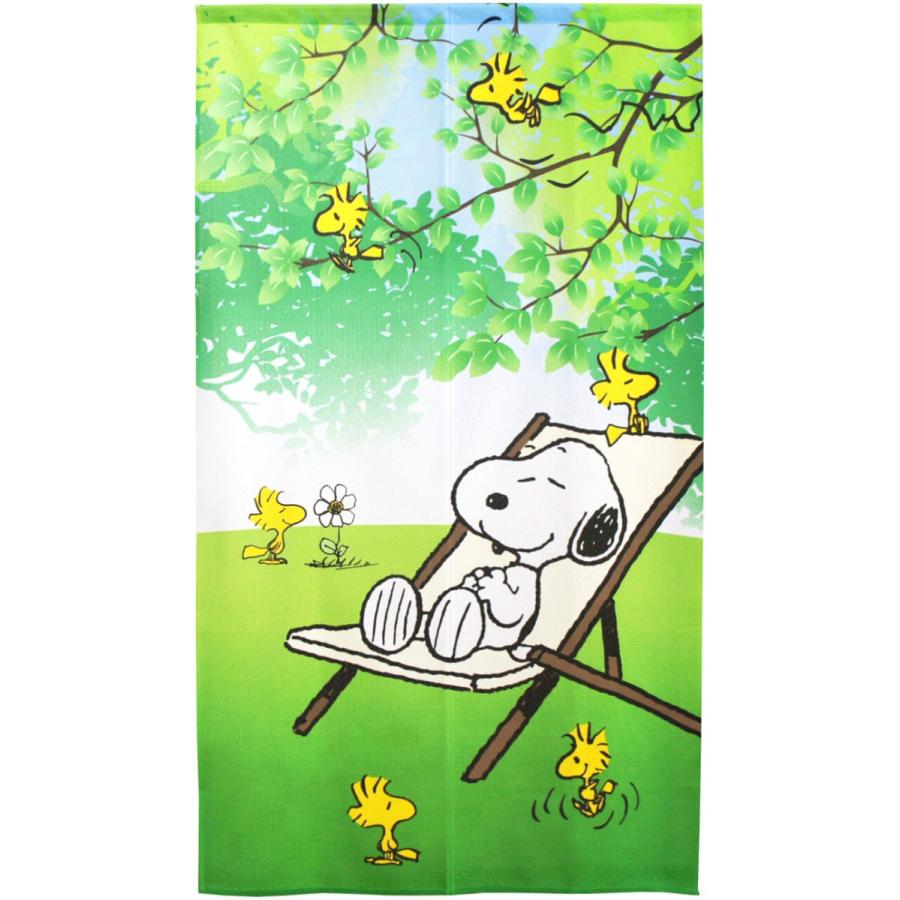 のれん 間仕切り 暖簾 目隠し 85x150cm スヌーピー Snoopy ハンモックリーフ Peanuts 日本製 送料無料 Styletown 通販 Yahoo ショッピング