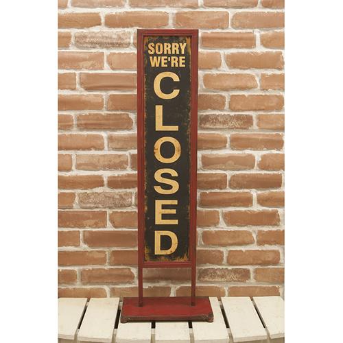 Hurst プレート 看板 置物 看板 装飾 店舗看板 置物 両面タイプ オープンクローズ