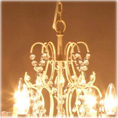 シャンデリア 照明 LED電球対応 アンティーク調 豪華で 6灯 Emma エマ  