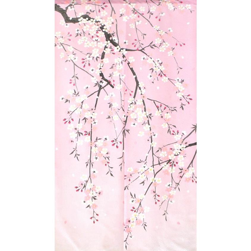 のれん 間仕切り 暖簾 目隠し しだれ桜 和風 85x150cm 日本製 送料無料 45 Styletown 通販 Yahoo ショッピング