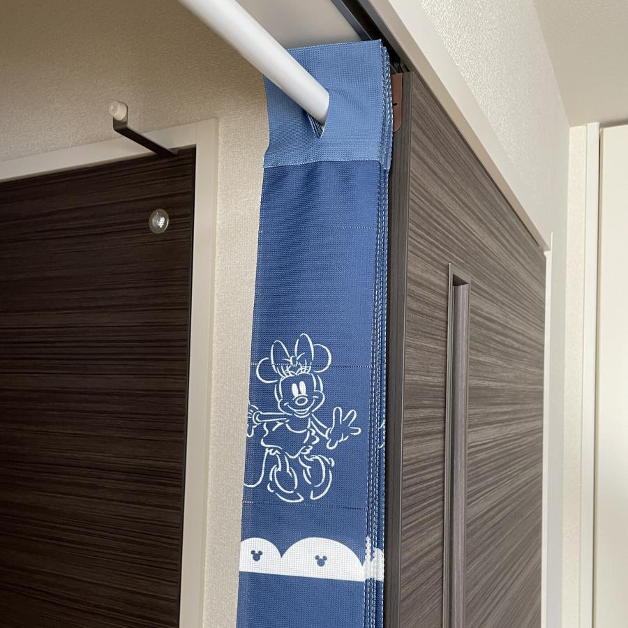アコーディオンカーテン　目隠し　間仕切り　ディズニー　Disney　ミッキー&ミニー ネイビー　96x200cm　日本製　カーテン |  | 05