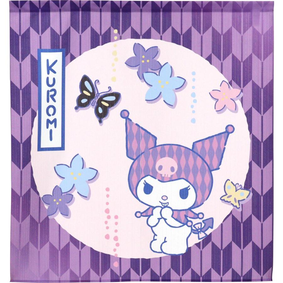 のれん　暖簾　間仕切り　目隠し　サンリオ　sanrio　クロミ　ちょうちょ　85×丈90cm　日本製 |  | 07