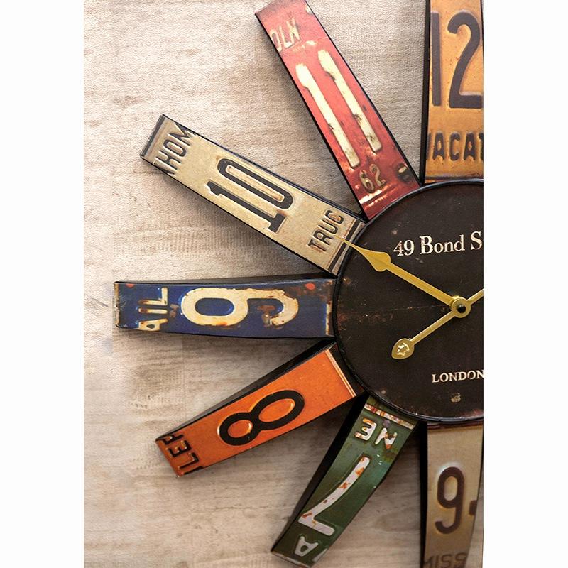 アメリカン インテリア時計 ルート６６ アンティーククロック【壁掛時計】 ルート66 アンティークMDFクロック 掛時計 ROUTE66 End of the