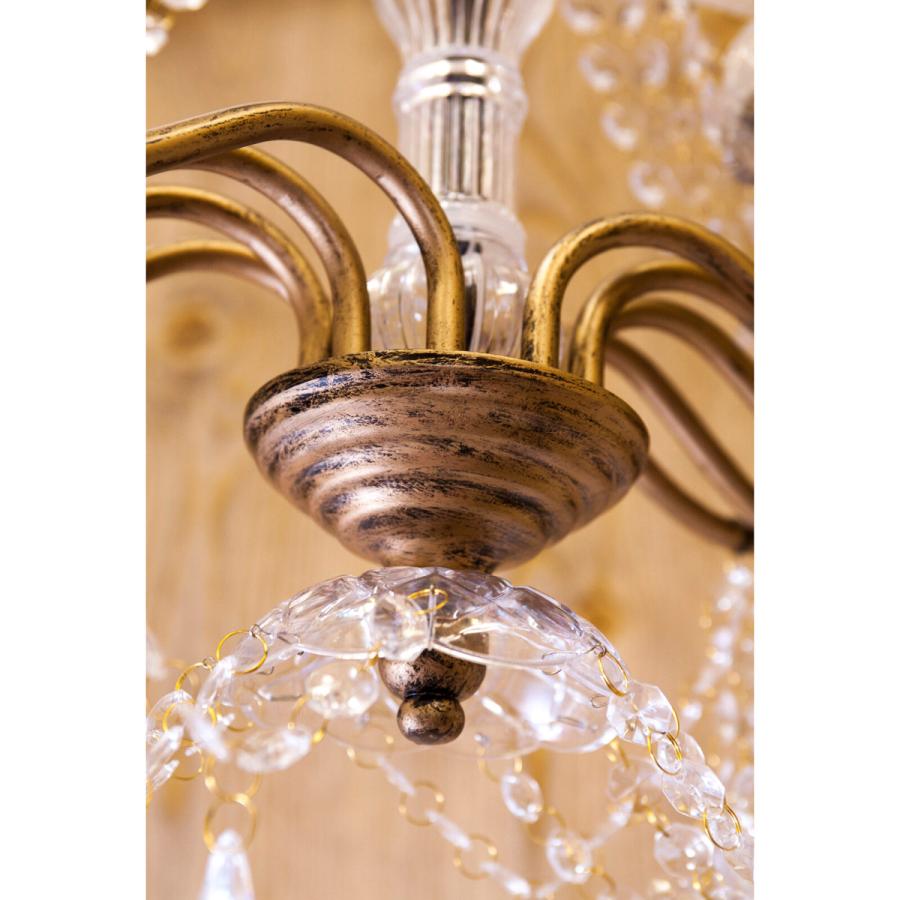 シャンデリア 照明 LED電球対応 アンティーク調 豪華 9灯 Juliette