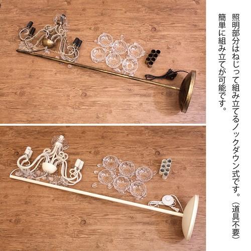 フロアライト シャンデリア フロアスタンド LED電球付 7灯 フロアライト シャンデリア フロアスタンド LED電球付 7灯