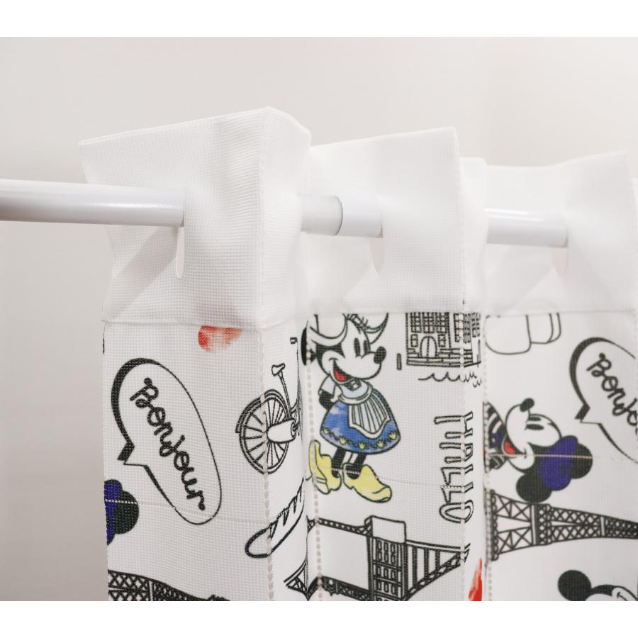 アコーディオンカーテン　目隠し　間仕切り　ディズニー　Disney　ミッキーミニー　Let’s_Travel　96x200cm　日本製 |  | 06