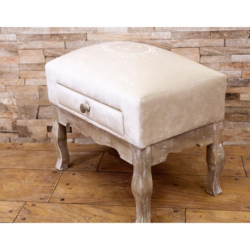 マーヴェラス[ドロワースツール] 椅子 引き出し付きスツール