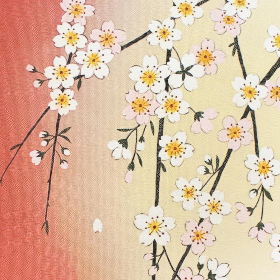 のれん 暖簾 目隠し 和風 和柄 しだれ桜と月 85×丈90cm 日本製
