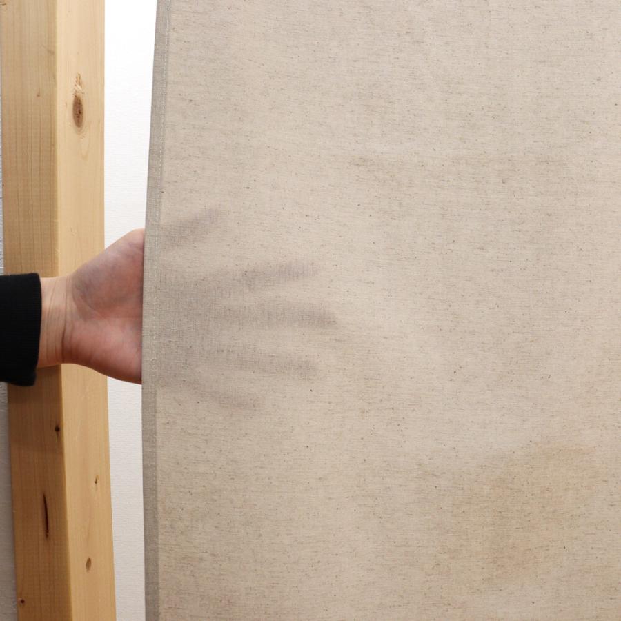 のれん　間仕切り　暖簾　目隠し　和風　無地　綿麻のれん　特選綿麻ナチュラル　72X150cm　日本製 |  | 05