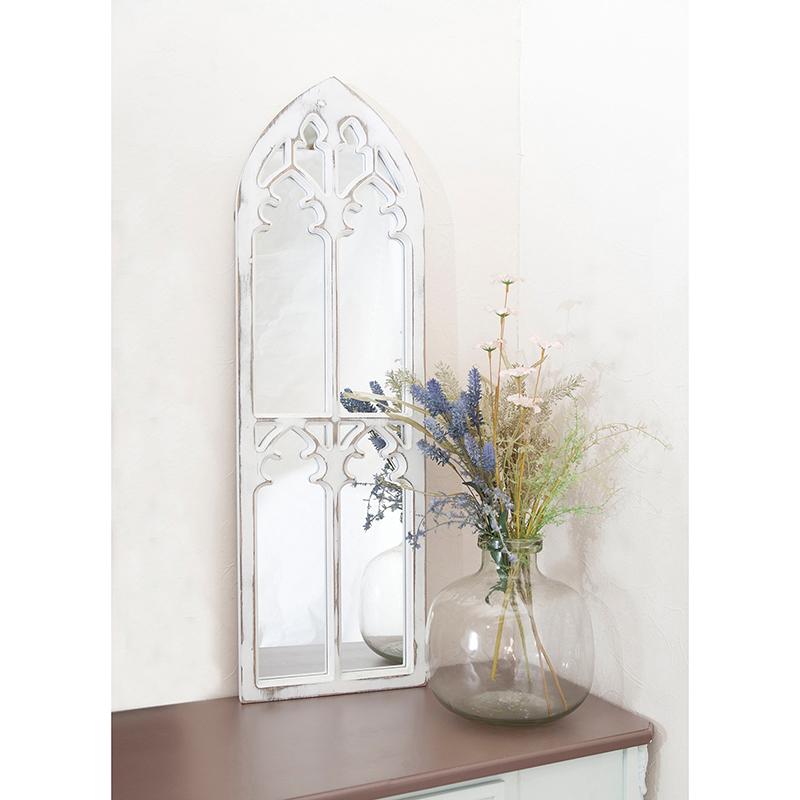 Liberte' リベルテ ミラー クラシック ブラウン 木製 AS23172 Liberte' リベルテ ミラー クラシック ブラウン 木製 AS23172