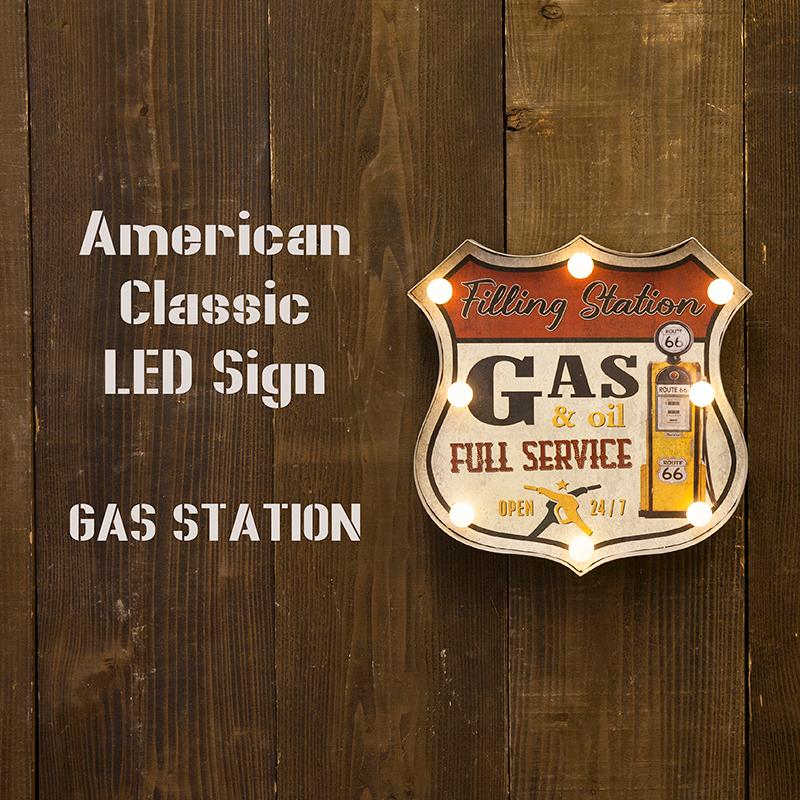 インテリア雑貨 店舗 装飾 壁掛け灯 American Classic LED Sign インテリア雑貨 店舗 装飾 壁掛け灯 American Classic LED Sign