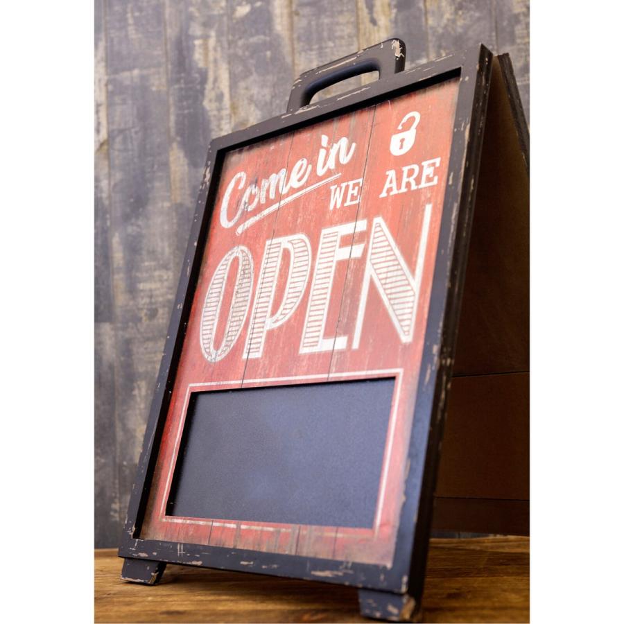 看板 装飾 店舗看板 プレート アメリカン クラシック OPEN & CLOSED