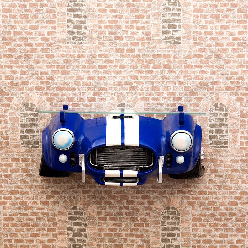 シェルフ 収納 棚 オールディーズ CAR HEAD BLUE CAR 送料無料 