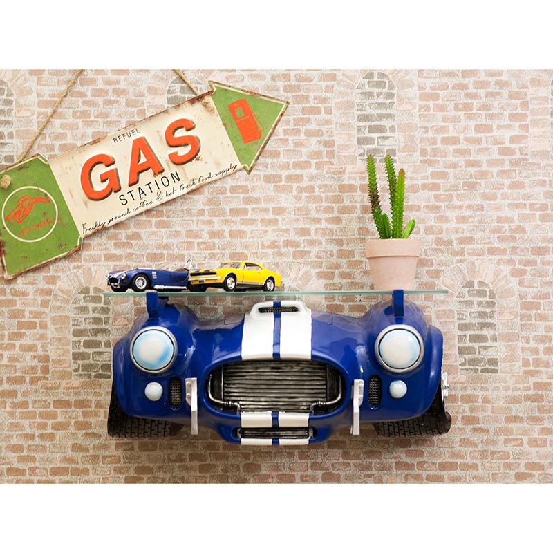 シェルフ 収納 棚 オールディーズ CAR HEAD BLUE CAR 送料無料