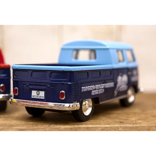 おもちゃ ミニカー 1963 VW Bus Double Cab Pickup (Delivery) 1:34(M) ダイキャストミニカー12台セット KT5396Dの画像