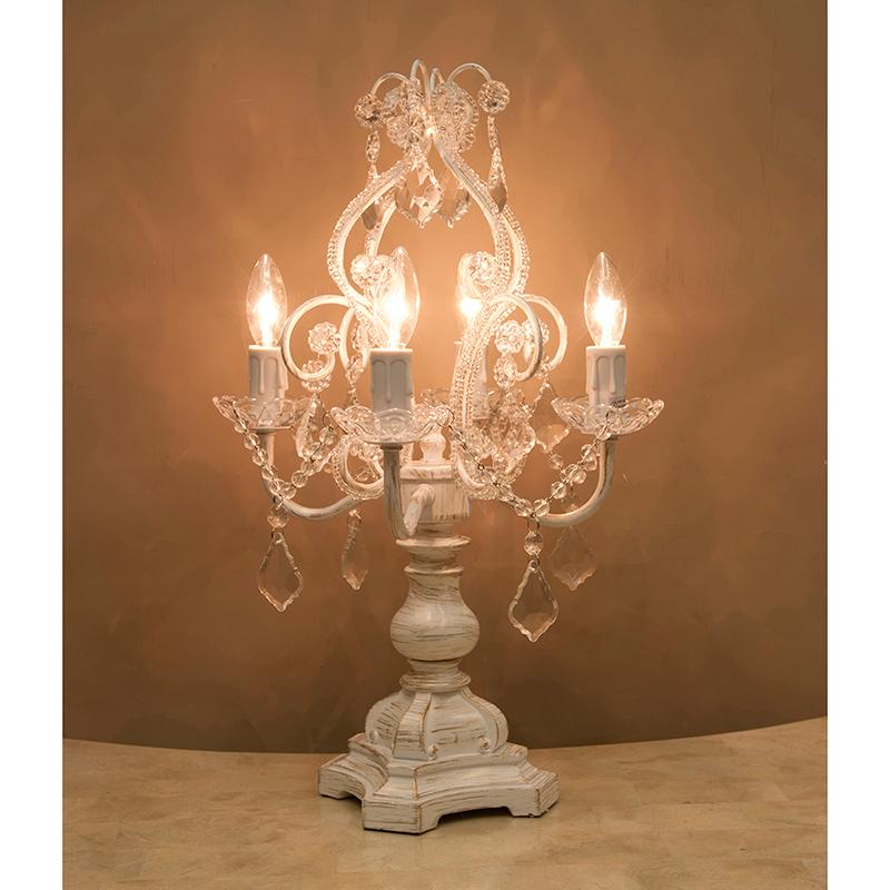 ガラスシャンデリア 4灯 テーブルランプ ケウェウス(ケフェウス)-2