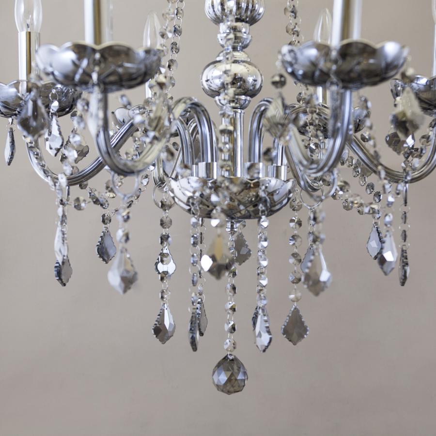 シャンデリア 照明 LED電球対応 天井照明 吊照明 6灯 クリスタル シャンデリア 照明 LED電球対応 天井照明 吊照明 6灯 クリスタル