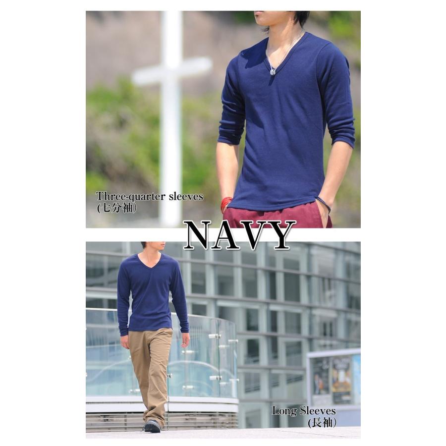 Tシャツ メンズ 七分袖 ティーシャツ 長袖 Vネック ロングtシャツ カットソー Uネック 無地 Vネック きれいめ インナー 肌着 Q922 Style Up Store 通販 Yahoo ショッピング