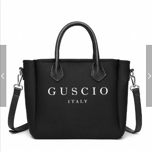 GUSCIO グッシオベーシック 12-1087 ダイバー素材 2WAYミニトートバッグ ネオプレン ショルダーバッグ 自立 | GUSCIO | 12