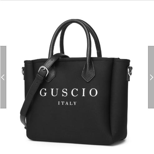 GUSCIO グッシオベーシック 12-1087 ダイバー素材 2WAYミニトートバッグ ネオプレン ショルダーバッグ 自立 | GUSCIO | 13
