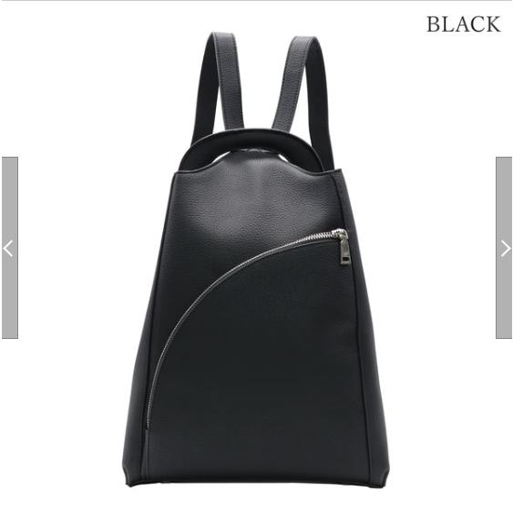 GUSCIO グッシオ　レザー　リュック　ブラック グッシオ GUSCIO 牛革 ミニかぶせリュック （BLACK