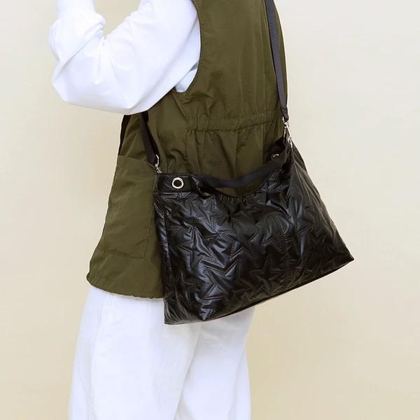 COOCO（クーコ） 25131-11007 星柄刺繍2WAYトートバッグ ショルダー