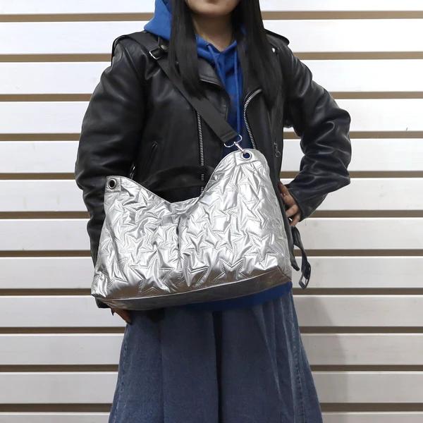 COOCO（クーコ） 25131-11007 星柄刺繍2WAYトートバッグ ショルダー