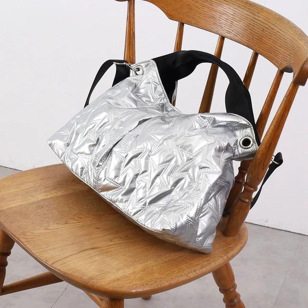 COOCO（クーコ） 25131-11007 星柄刺繍2WAYトートバッグ ショルダー