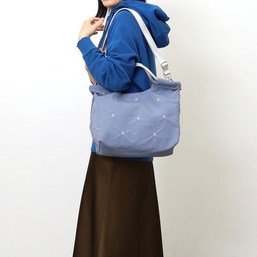 COOCO（クーコ） 25531-11606 星柄刺繍軽量2WAY トートバッグ