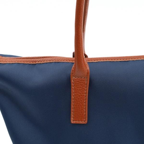 レッド トートバッグ 約40cm x 約30cm COOCO（クーコ） 26131-11301 撥水 生地xシュリンク レザー トート