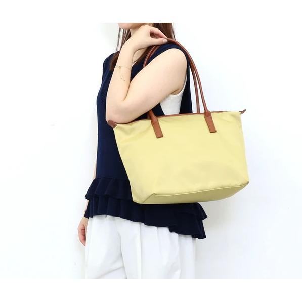 COOCO（クーコ） 26131-11301 撥水 生地xシュリンク レザー トート