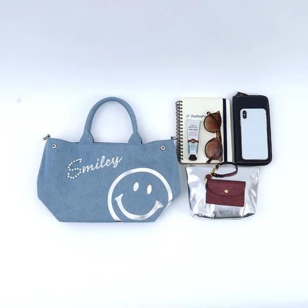COOCO（クーコ） 26131-11707 SMILEY キャンバス 2WAY トートバッグ 