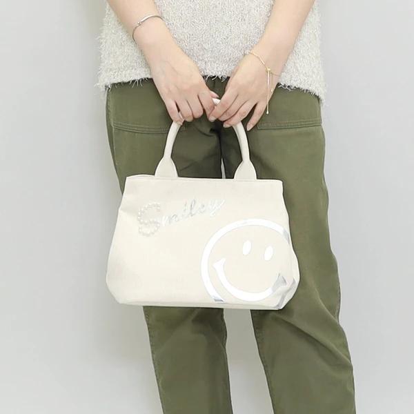 COOCO（クーコ） 26131-11707 SMILEY キャンバス 2WAY トートバッグ