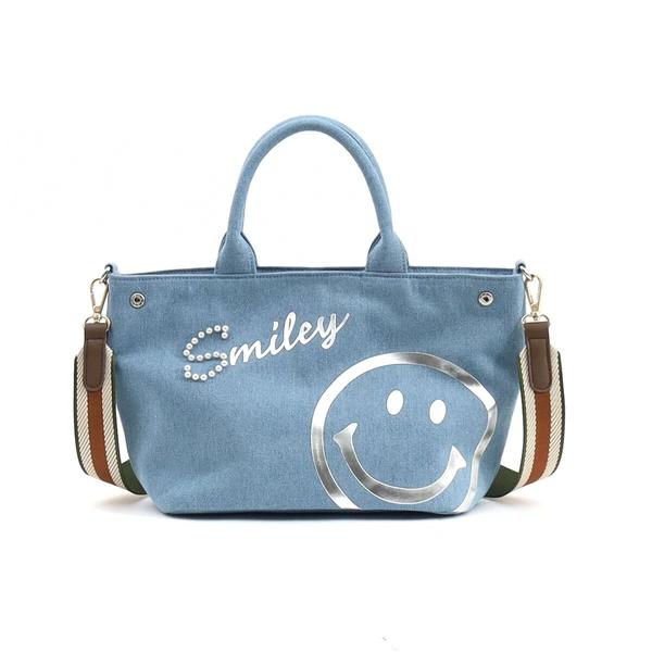 COOCO（クーコ） 26131-11707 SMILEY キャンバス 2WAY トートバッグ