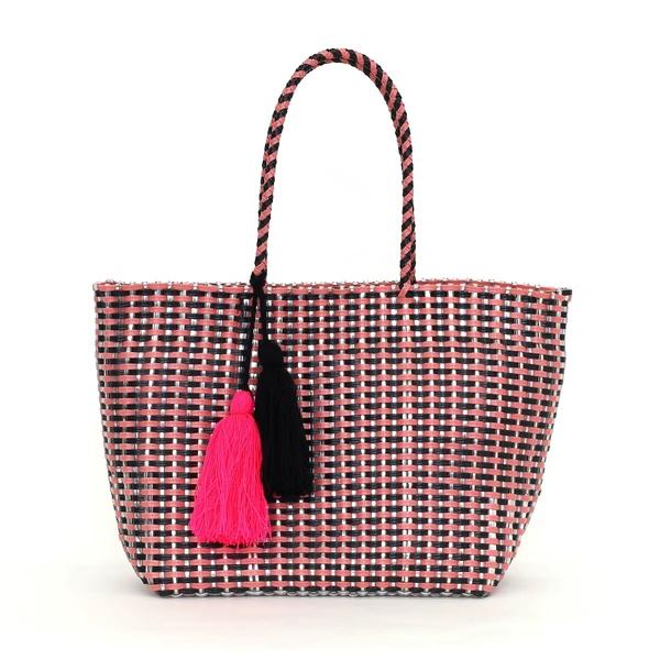 COOCO（クーコ） 26131-12003 メッシュ編みマルシェトートバッグ A4 