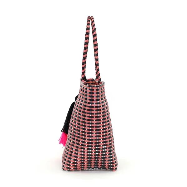 COOCO（クーコ） 26131-12003 メッシュ編みマルシェトートバッグ A4 